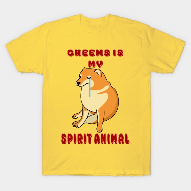 CHEEMS IS MY SPIRIT ANIMAL T-Shirt by GeekCastle